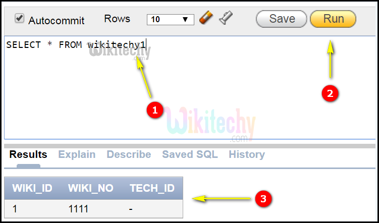  oracle foreign key select table 2 output